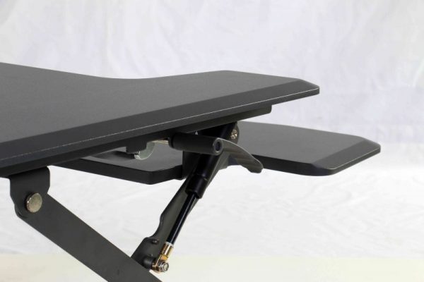 Ergonomically Adjustable Standing / Sitting Computer Stand Desk UP36 Black