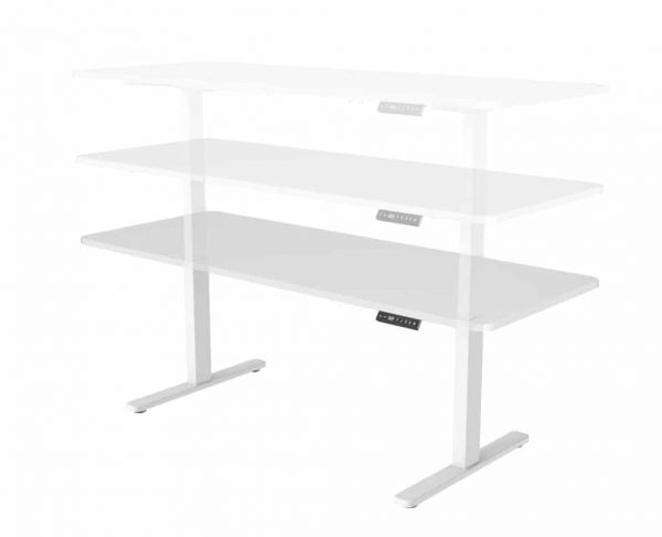 Ergonomic Stand-15 Adjustable Electric Standing Table White